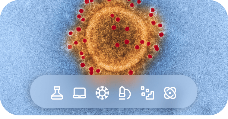 Virus therapy illustration